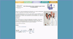 Desktop Screenshot of livraisondemedicaments.com